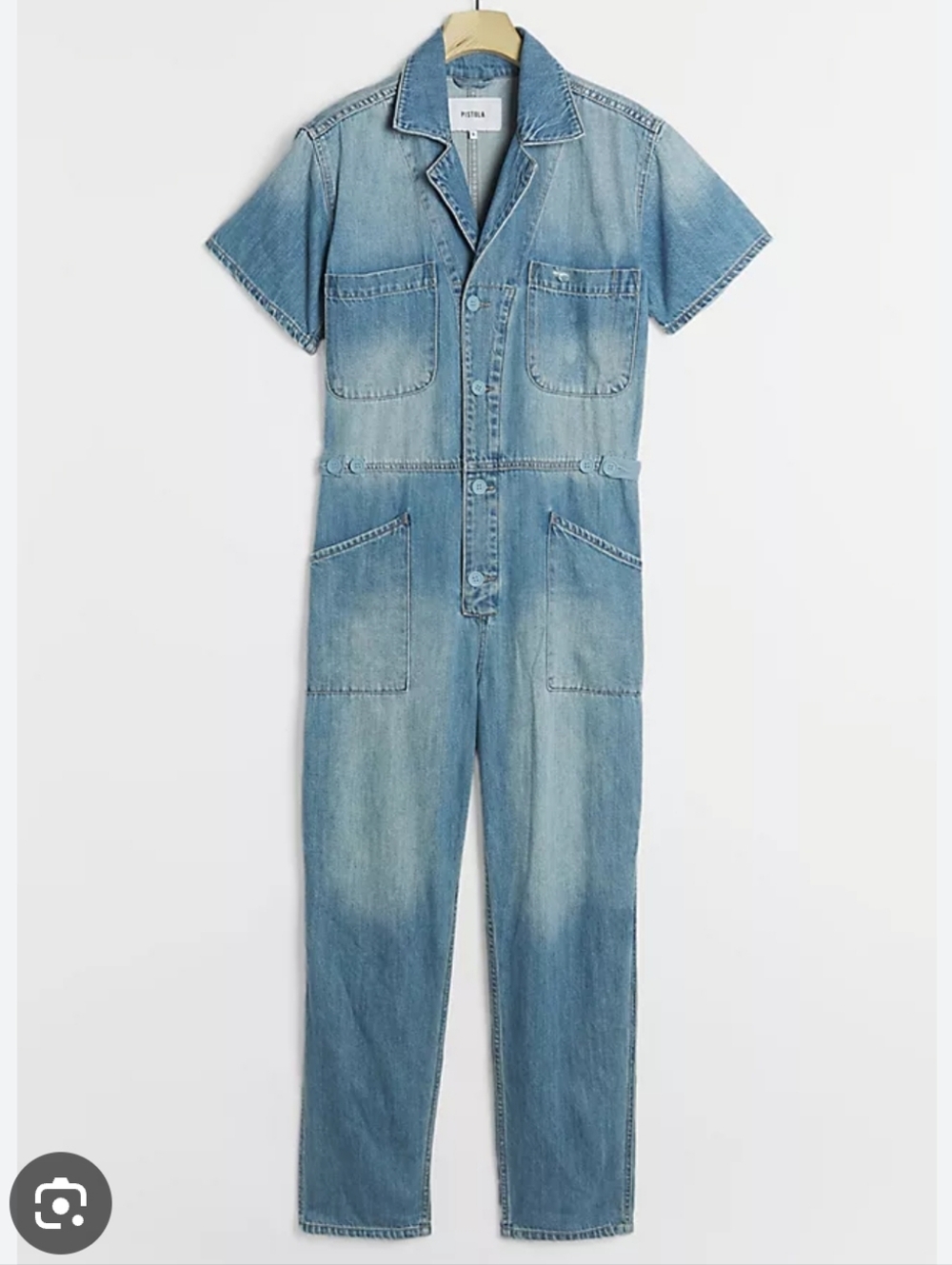 PISTOLA ANTHROPOLOGIE Grover Jumpsuit L Denim Utility